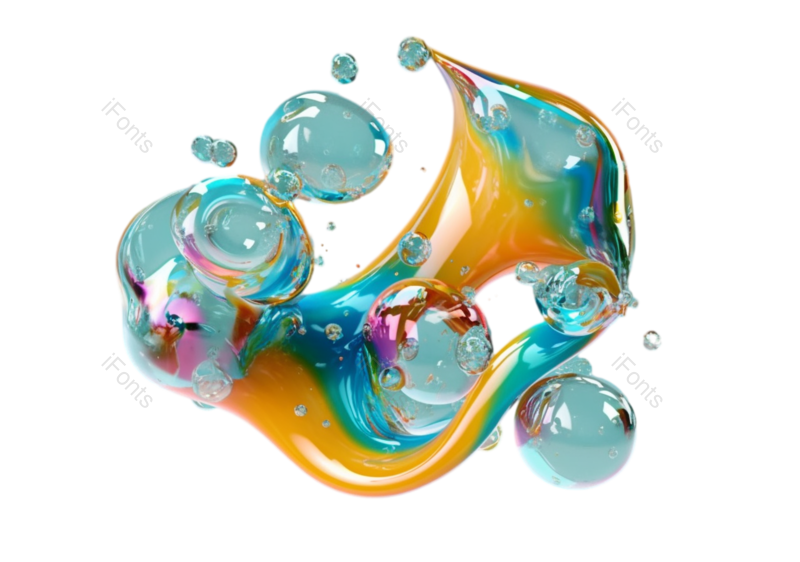 元素图片,清新元素,蓝色PNG,几何形状免抠素材